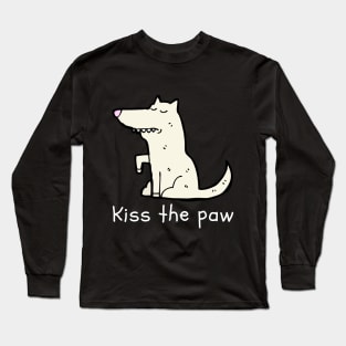 Kiss the paw Long Sleeve T-Shirt